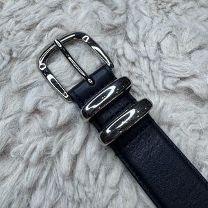 Favorite Daughter Black Leather Woman’s Belt